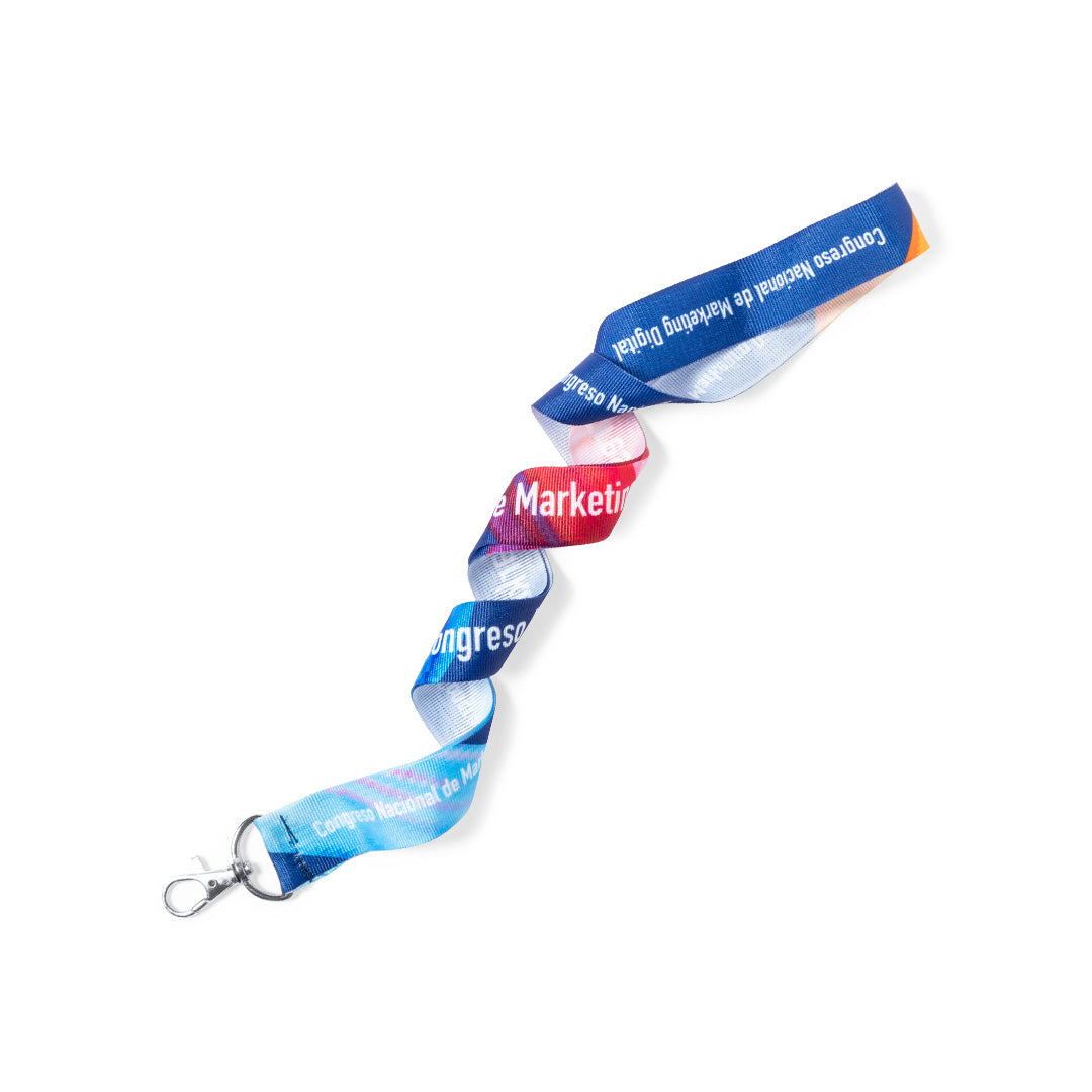 NIETO MOTOR - Lanyard SUBLIMACIÓN con logo (2 caras)