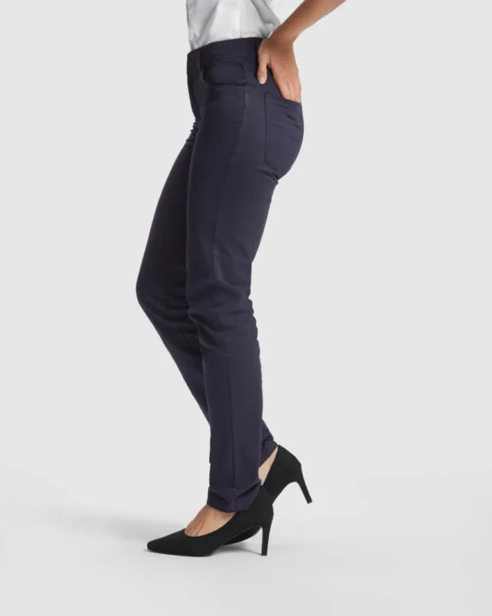 NOVEDAD - Pantalón laboral (mujer) - 97% algodón / 3% elastano, 280 g/m².