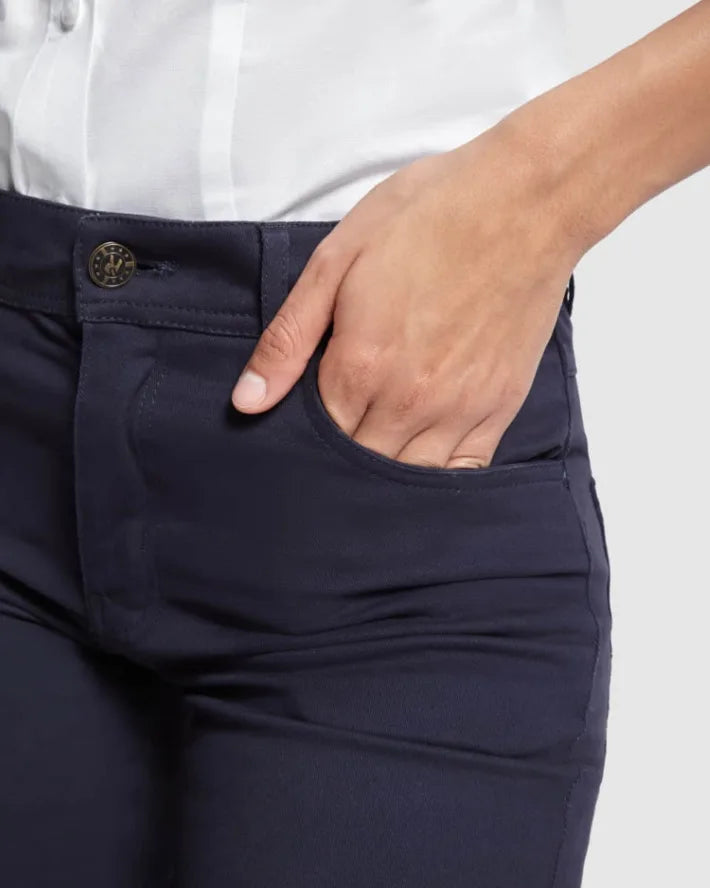 NOVEDAD - Pantalón laboral (mujer) - 97% algodón / 3% elastano, 280 g/m².