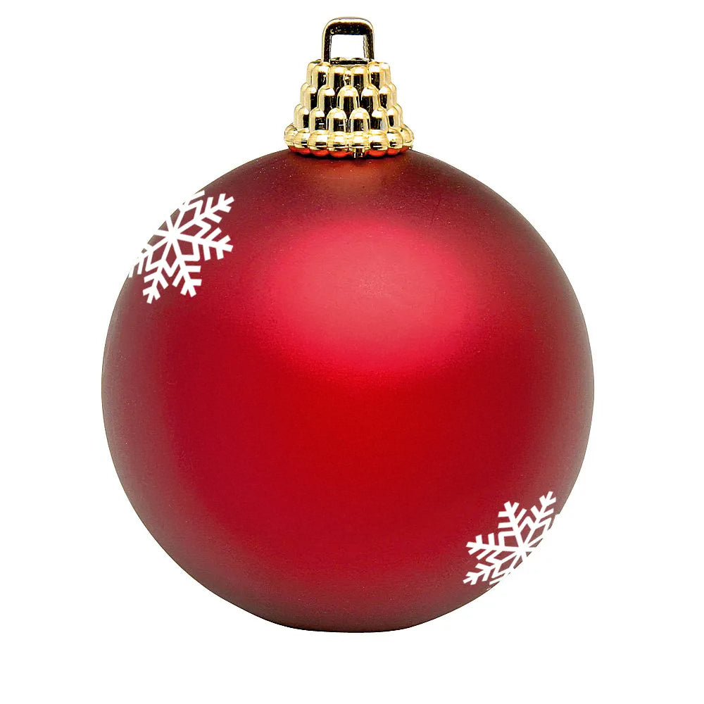 NOVEDAD - Bola de navidad roja personalizada + impresión DTF