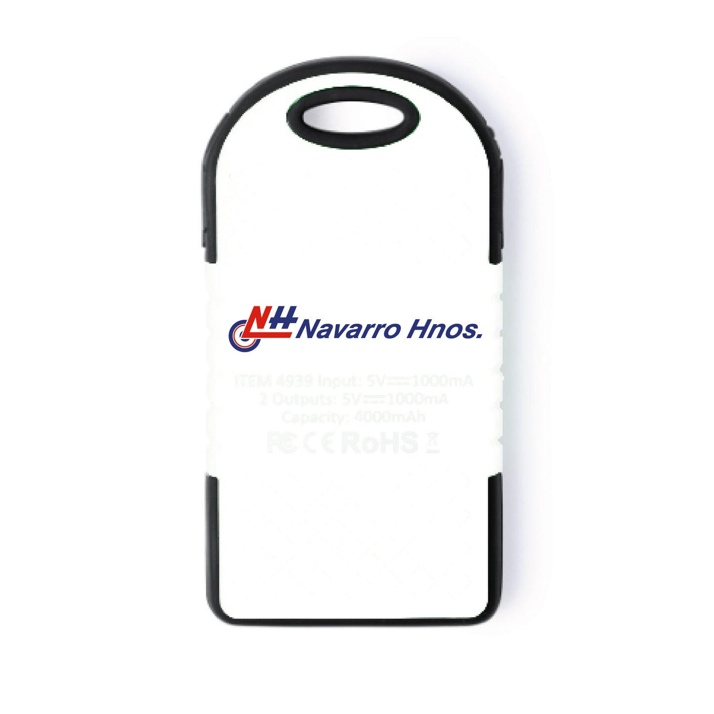 NAVARRO HNOS. - Powerbank  UVI sin limite de colores (Impresión cara trasera)